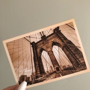🌻10/$10🌻 Bridge View Postcard Wall Deco